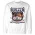 White-Navy-6s-Sweatshirt-Match-BER-Money-Speaks-Truth-Silent