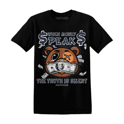 White-Navy-6s-T-Shirt-Match-BER-Money-Speaks-Truth-Silent