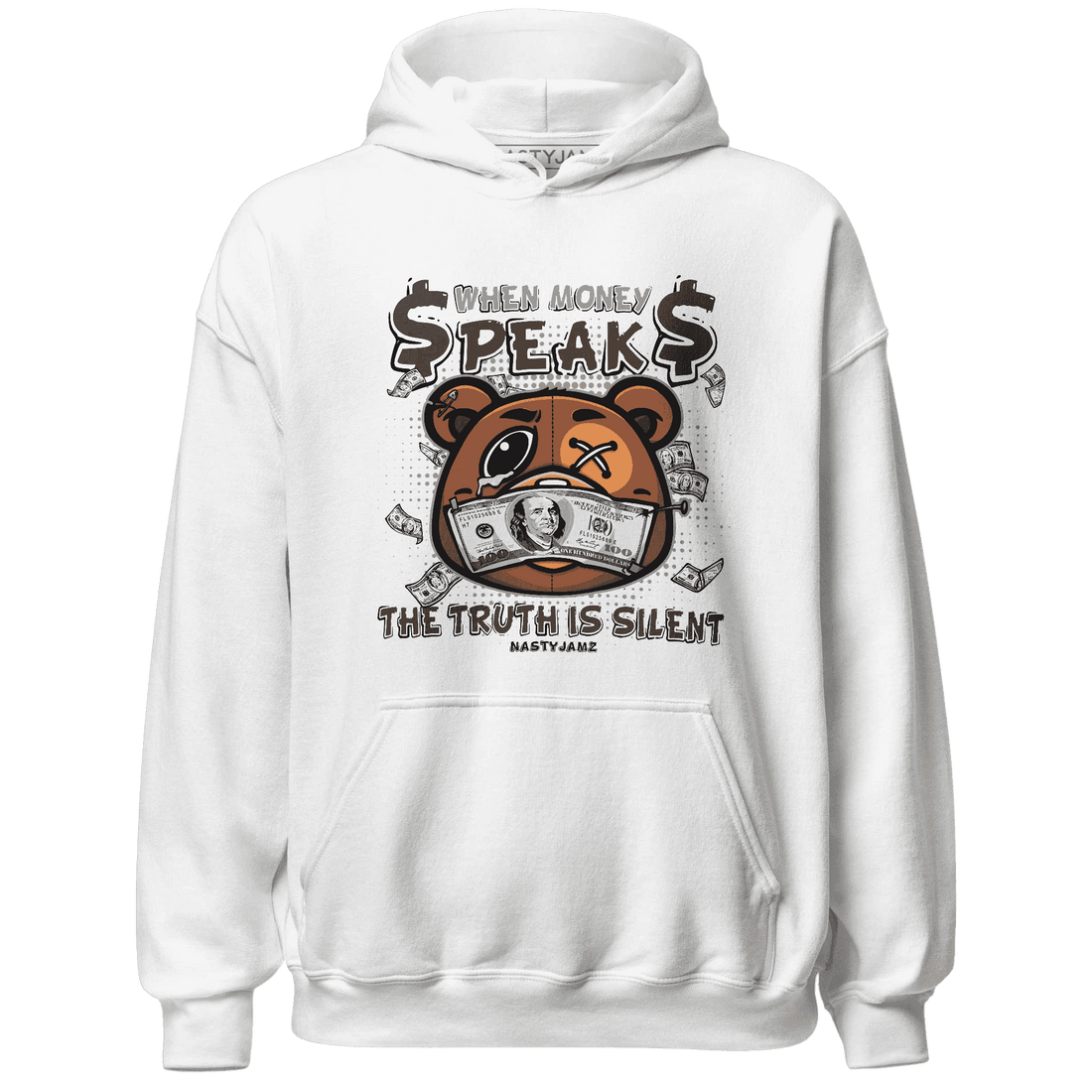 Dunk Low Baroque Brown Hoodie Match BER Money Speaks Truth Silent - NastyJamz