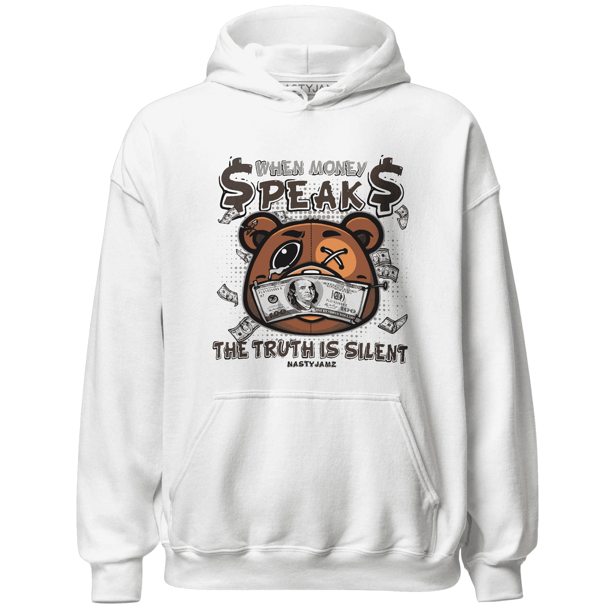 Dunk Low Baroque Brown Hoodie Match BER Money Speaks Truth Silent - NastyJamz