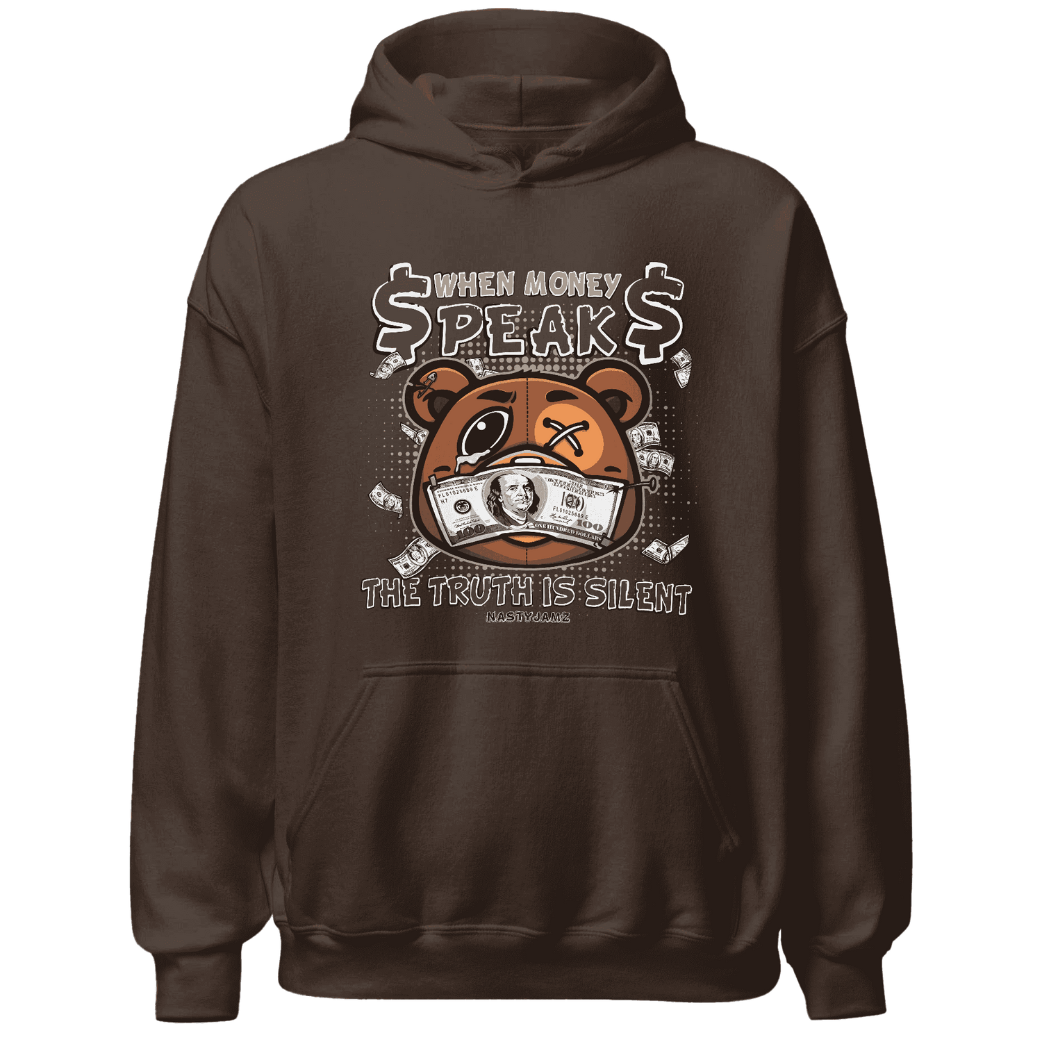 Dunk Low Baroque Brown Hoodie Match BER Money Speaks Truth Silent - NastyJamz
