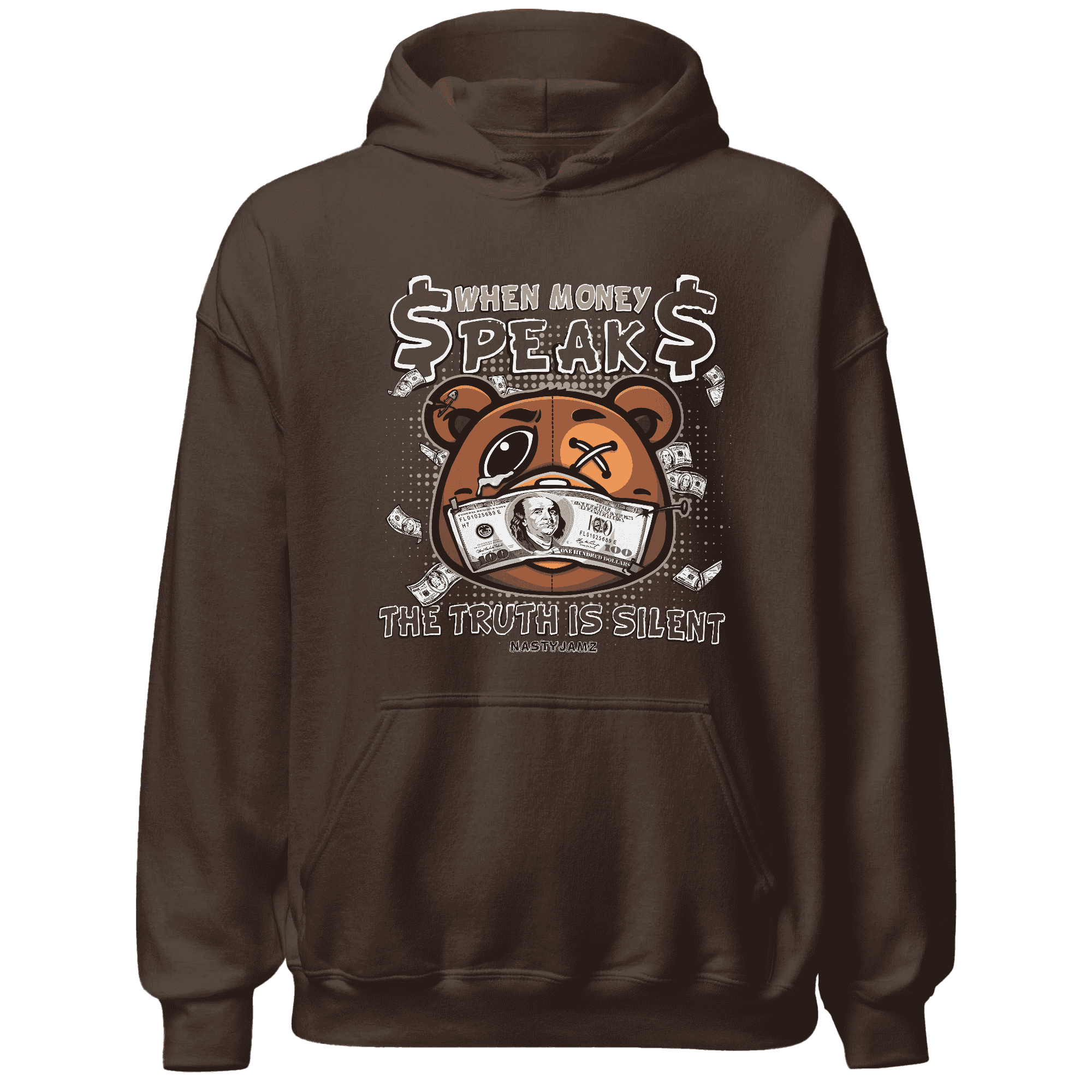 Dunk Low Baroque Brown Hoodie Match BER Money Speaks Truth Silent - NastyJamz