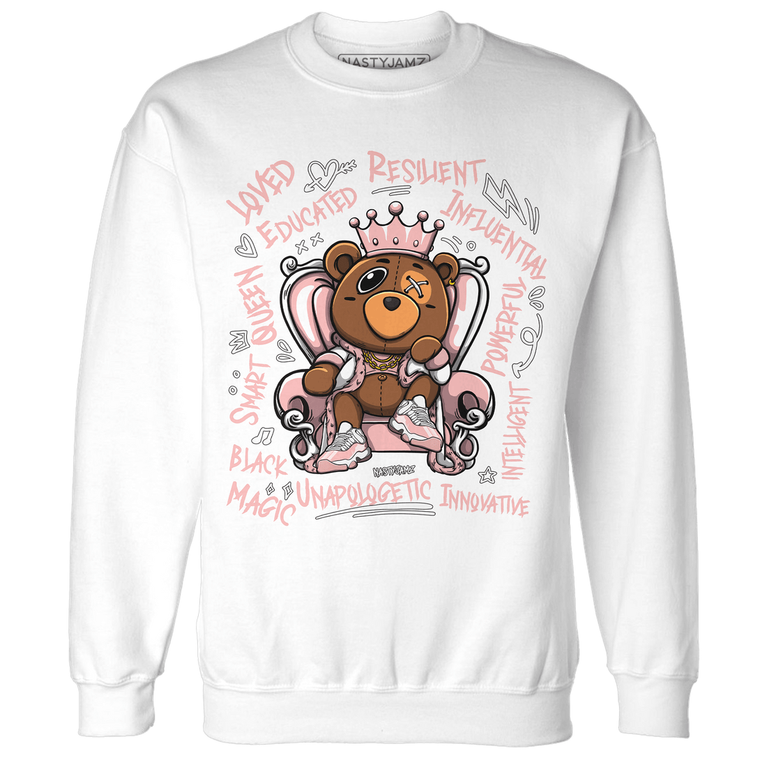 Low Legend Pink 11s Sweatshirt Match BER Self Definition - NastyJamz