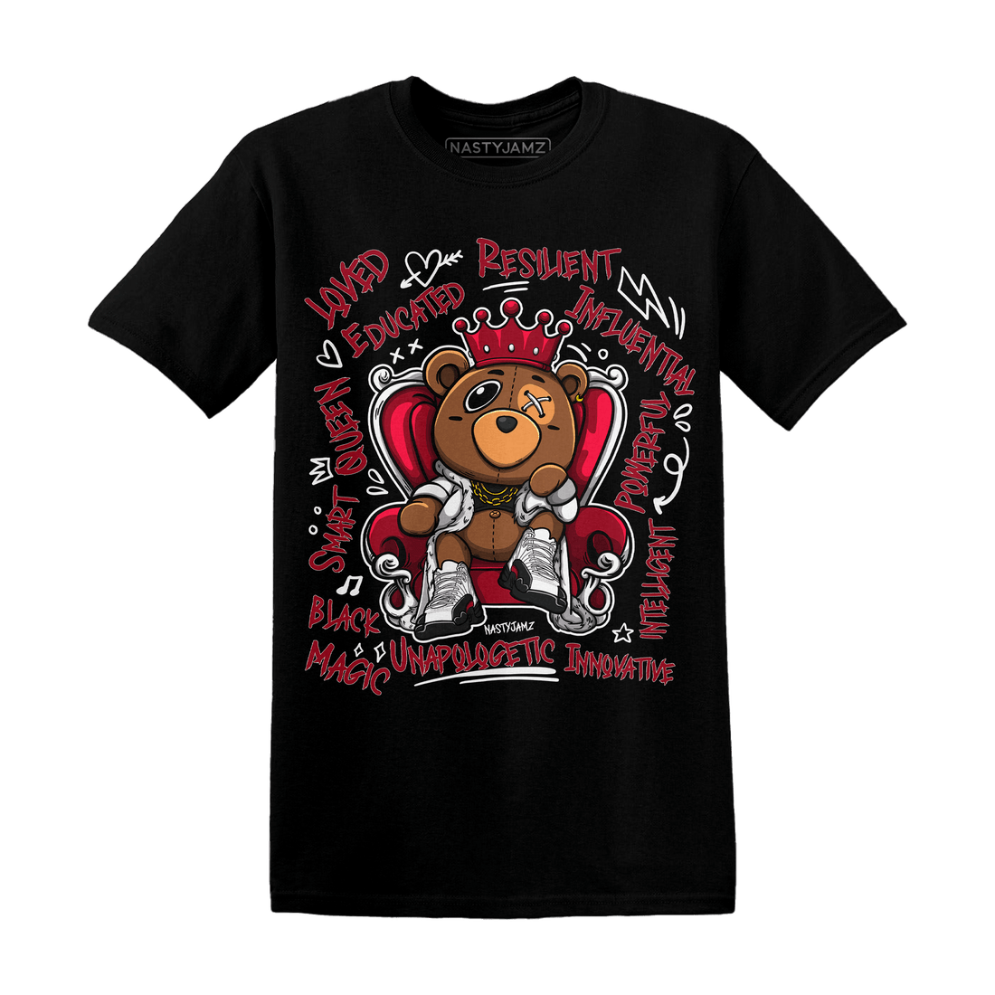 Retro Red Taxi 12s T Shirt Match BER Self Definition - NastyJamz