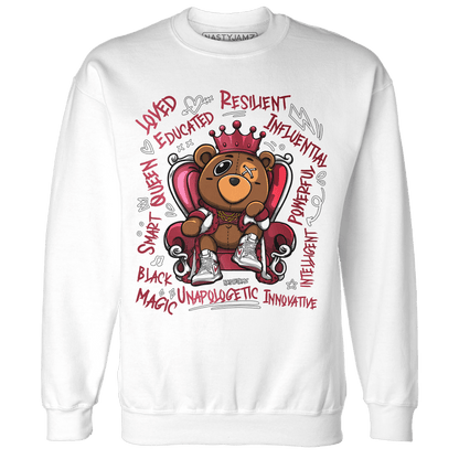 High 85 Metallic Burgundy 1s Sweatshirt Match BER Self Definition - NastyJamz