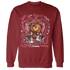 High 85 Metallic Burgundy 1s Sweatshirt Match BER Self Definition - NastyJamz