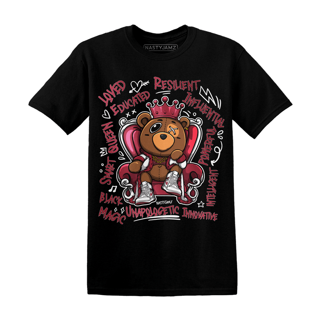 High 85 Metallic Burgundy 1s T Shirt Match BER Self Definition - NastyJamz