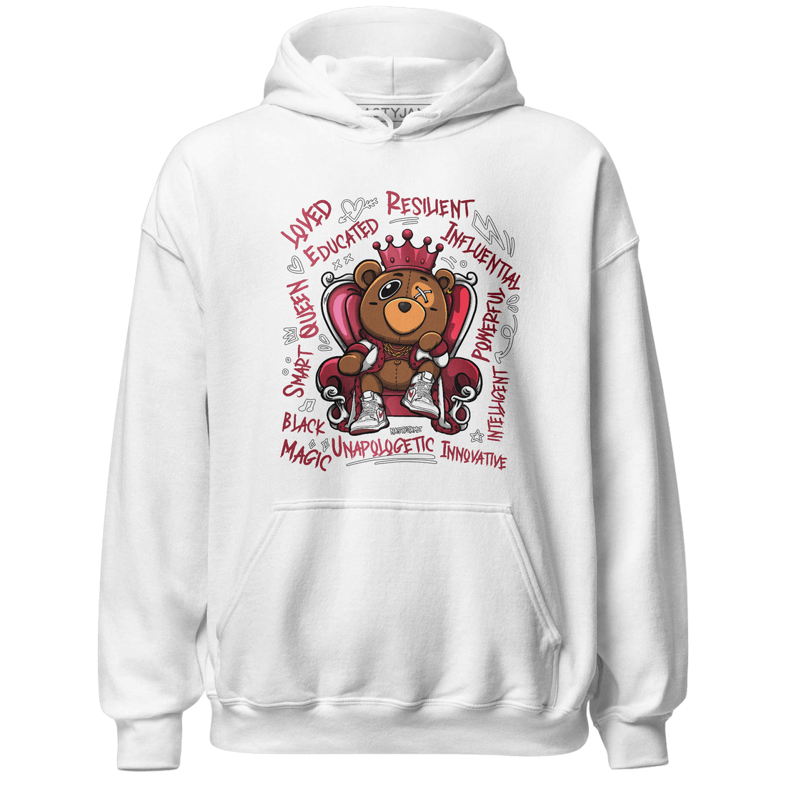 High 85 Metallic Burgundy 1s Hoodie Match BER Self Definition - NastyJamz