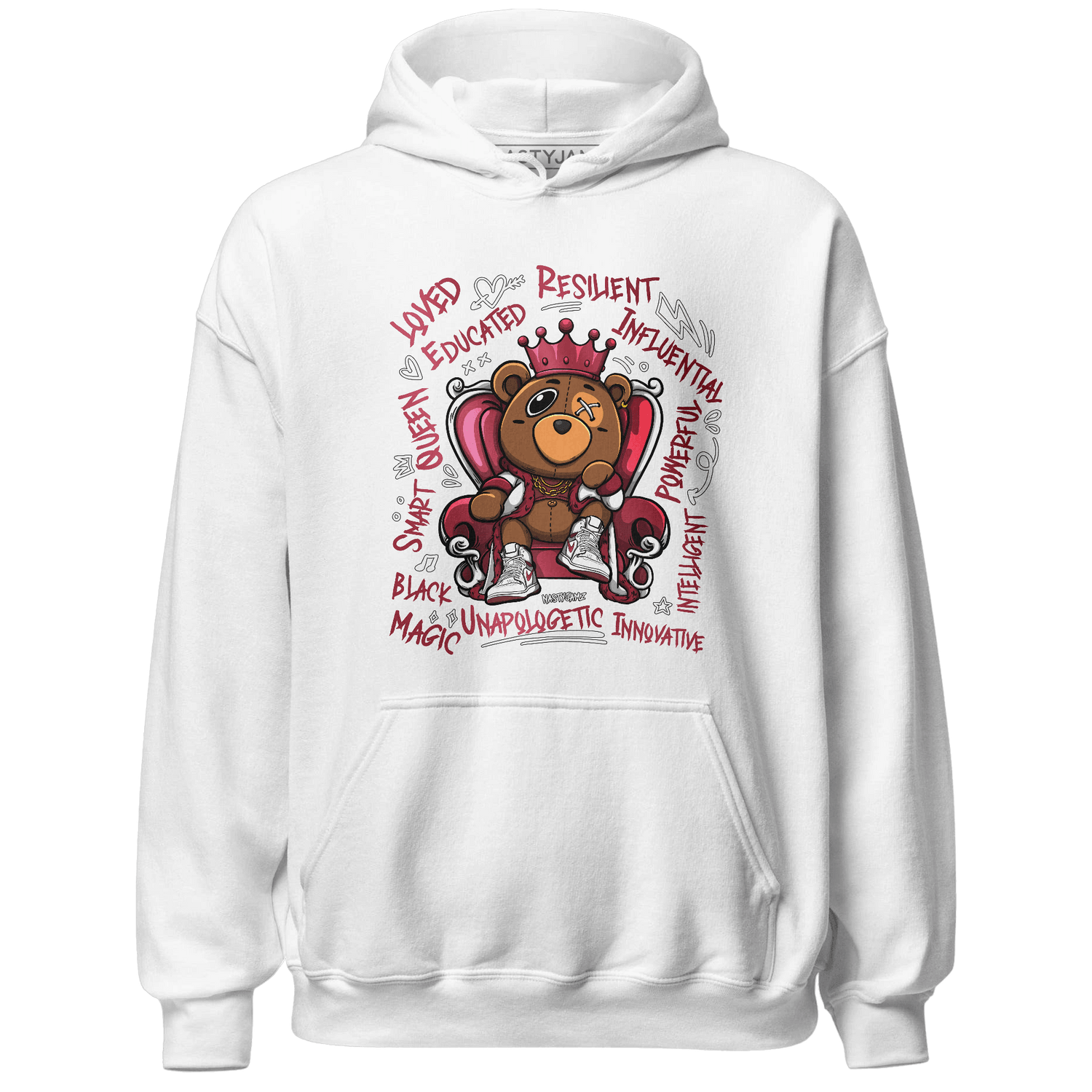 High 85 Metallic Burgundy 1s Hoodie Match BER Self Definition - NastyJamz