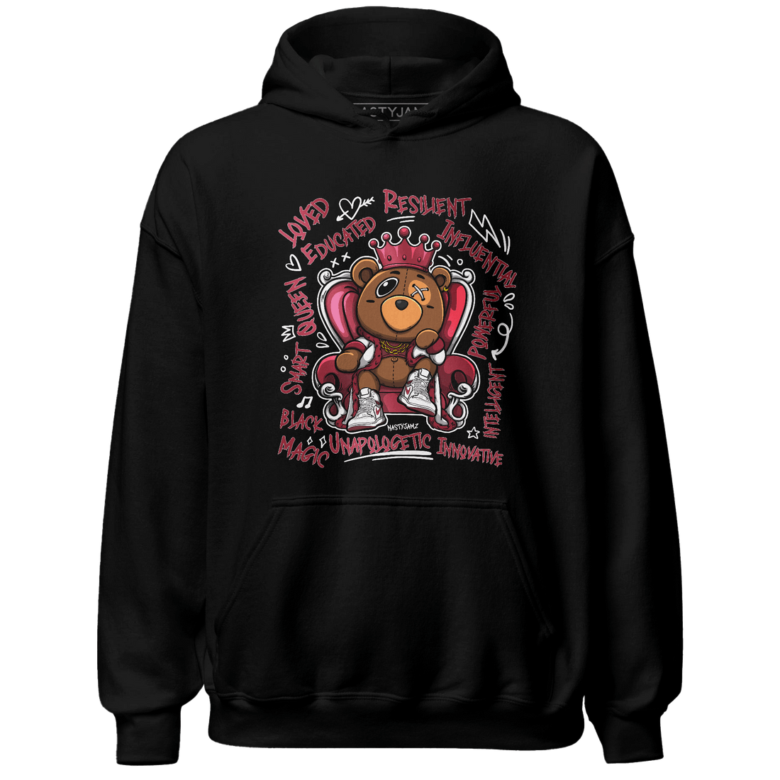 High 85 Metallic Burgundy 1s Hoodie Match BER Self Definition - NastyJamz