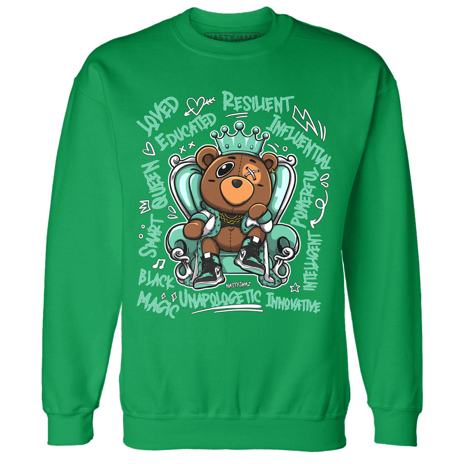 High OG Green Glow 1s Sweatshirt Match BER Self Definition - NastyJamz