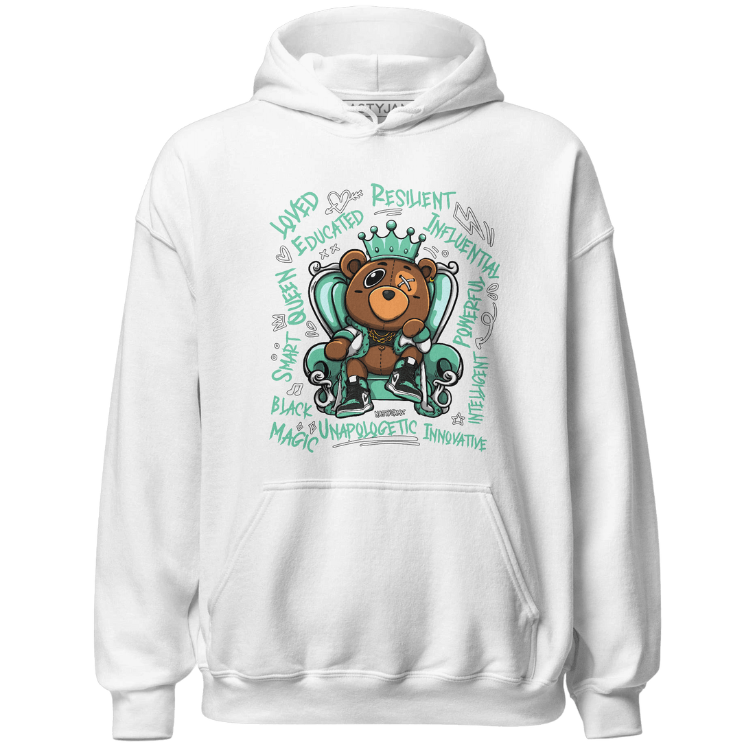 High OG Green Glow 1s Hoodie Match BER Self Definition - NastyJamz