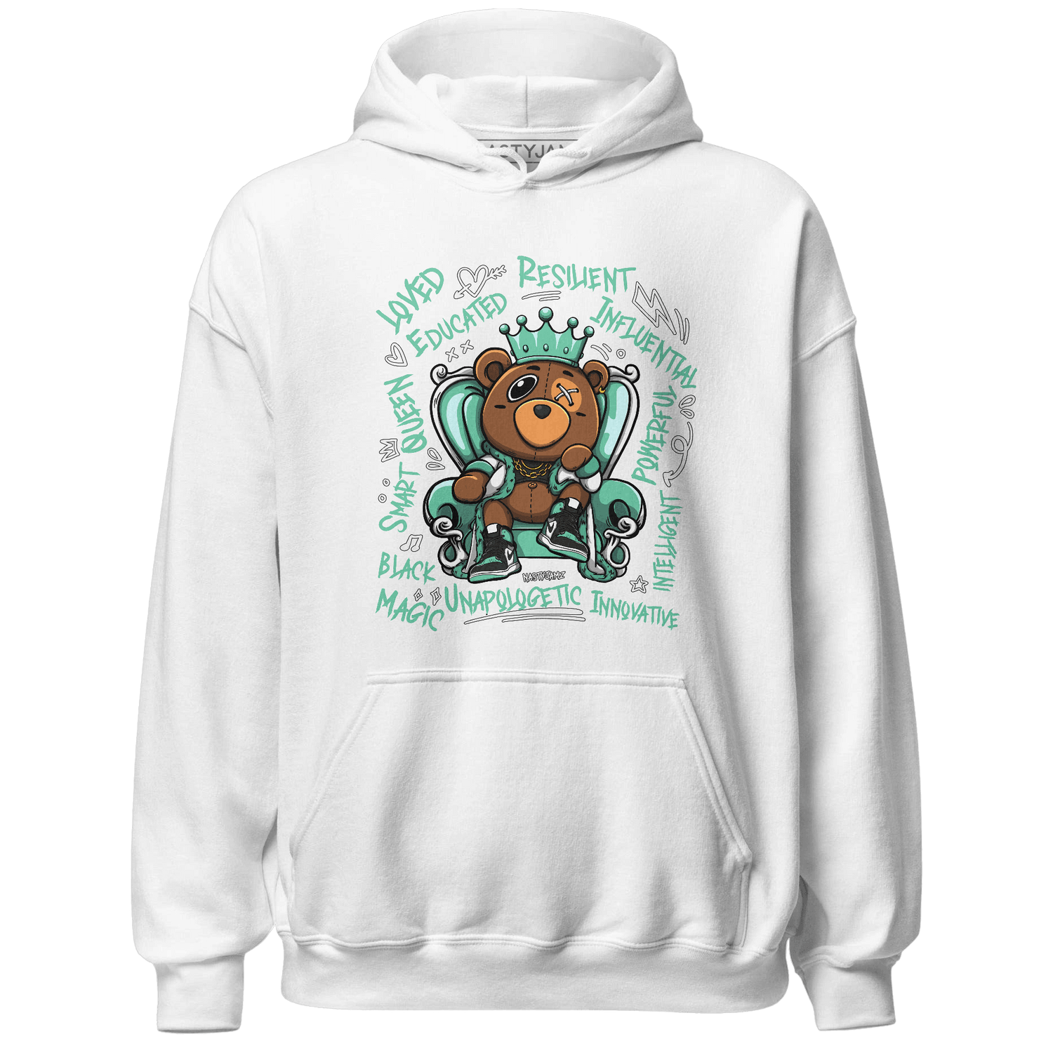 High OG Green Glow 1s Hoodie Match BER Self Definition - NastyJamz