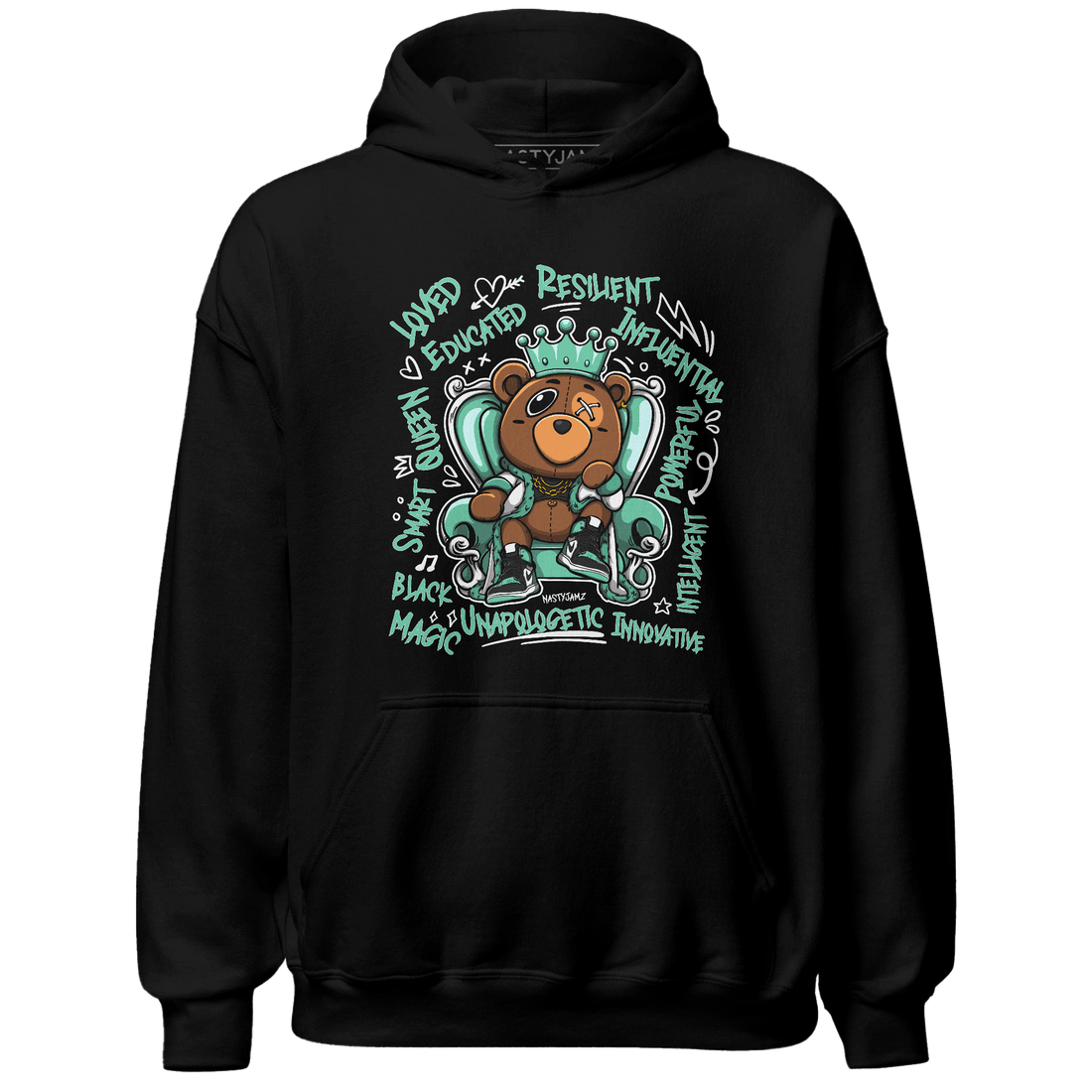 High OG Green Glow 1s Hoodie Match BER Self Definition - NastyJamz