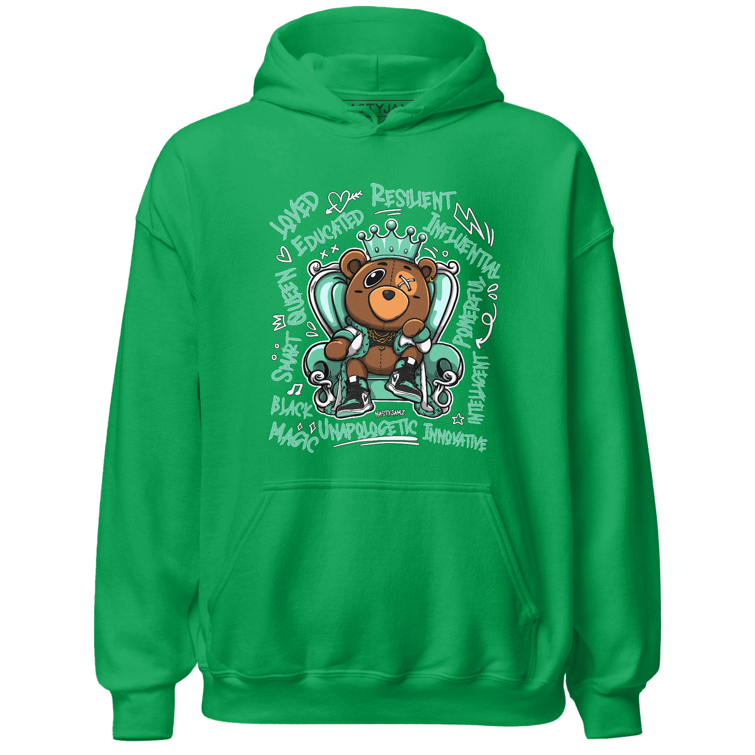High OG Green Glow 1s Hoodie Match BER Self Definition - NastyJamz
