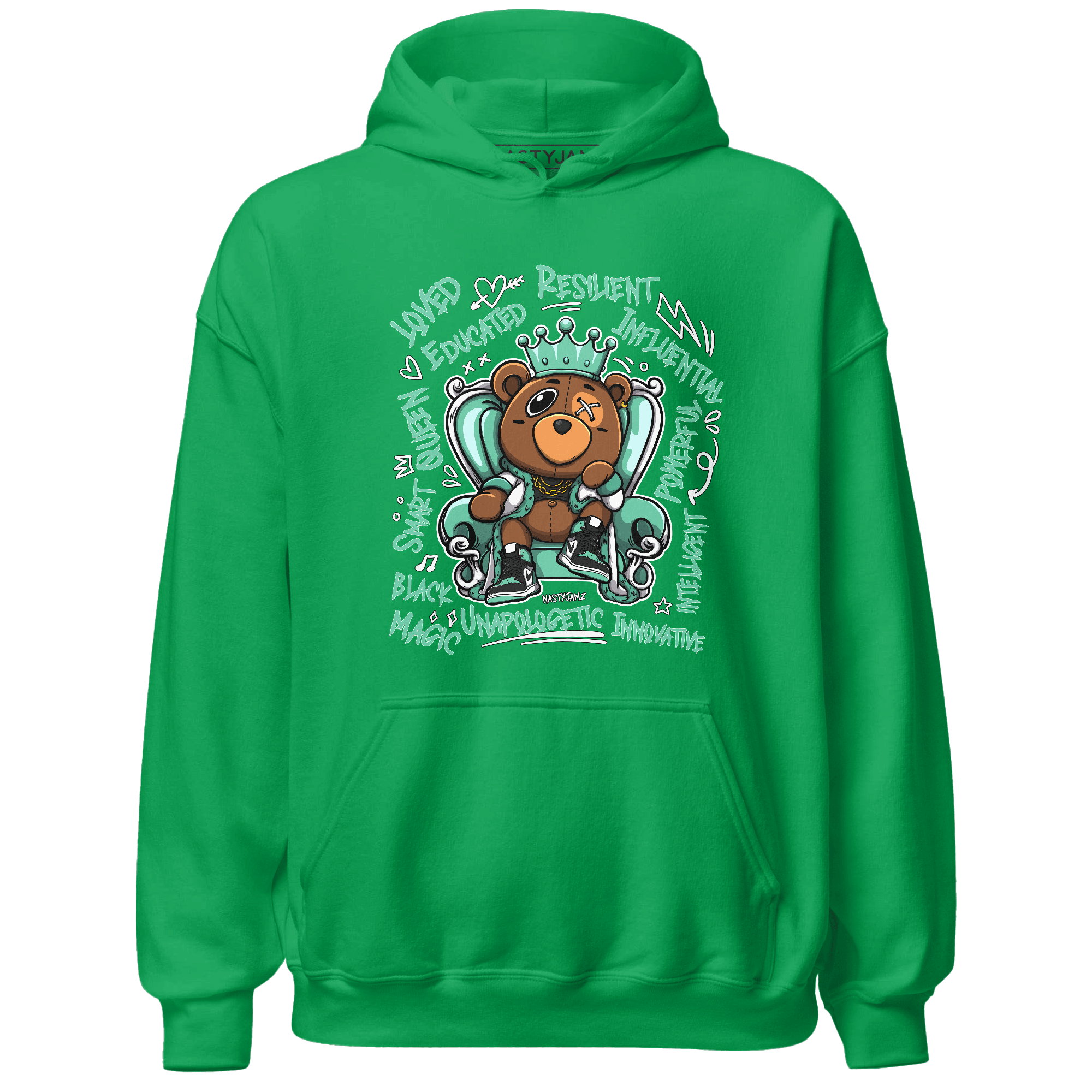 High OG Green Glow 1s Hoodie Match BER Self Definition - NastyJamz