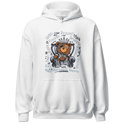 Mid Diffused Blue Grey 1s Hoodie Match BER Self Definition - NastyJamz