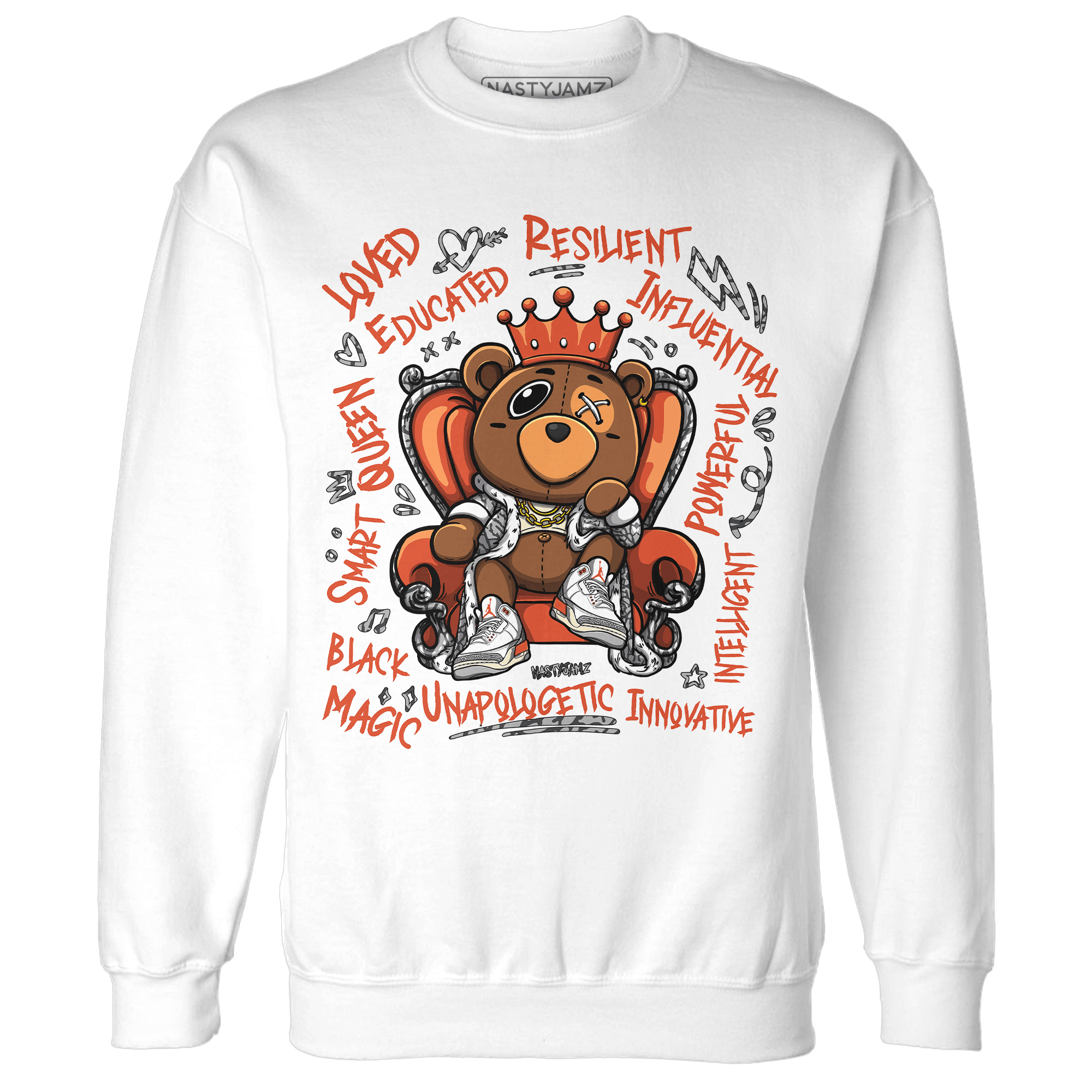 Georgia Peach 3s Sweatshirt Match BER Self Definition - NastyJamz