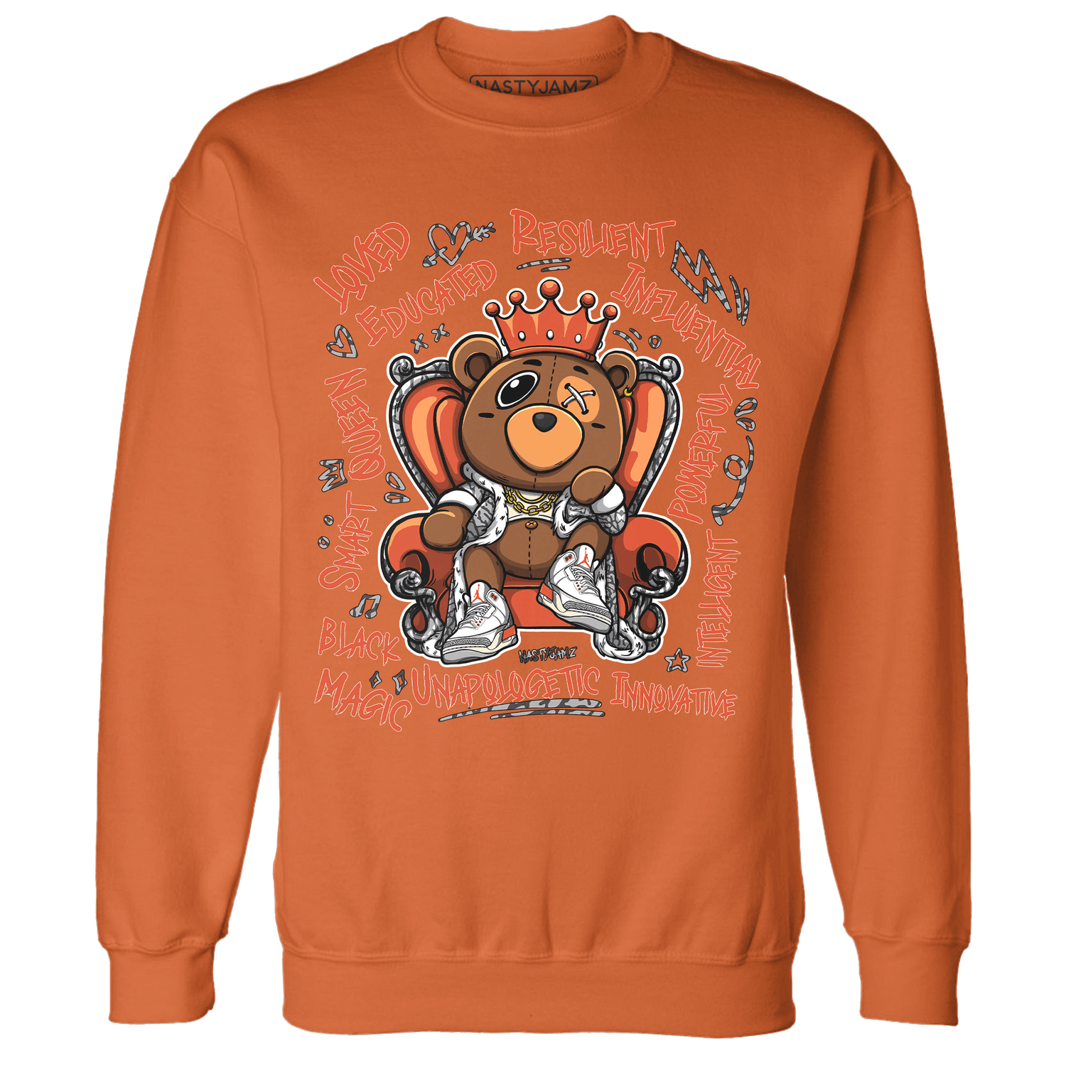Georgia Peach 3s Sweatshirt Match BER Self Definition - NastyJamz
