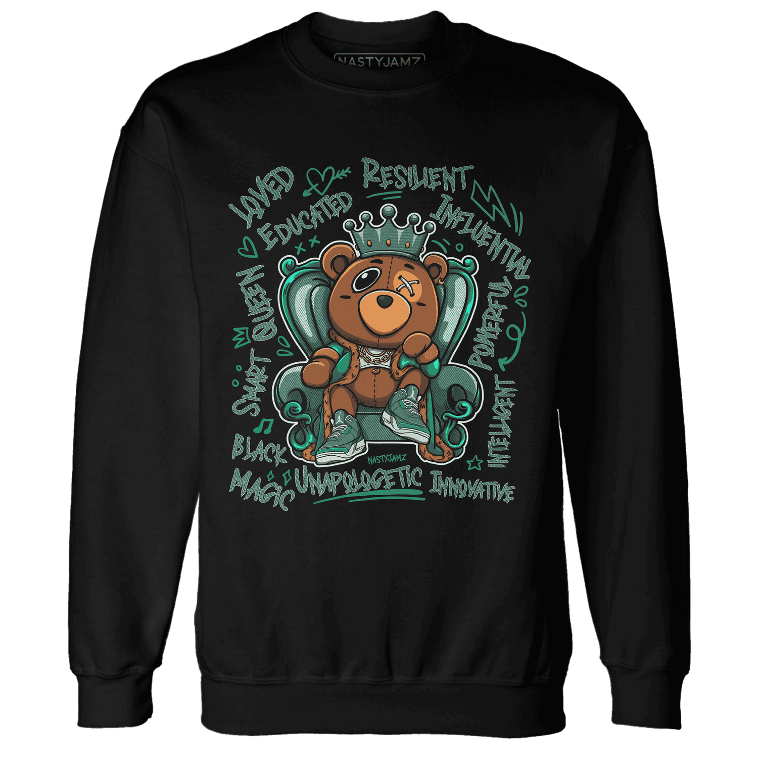 Nina CN Abney 3s Sweatshirt Match BER Self Definition - NastyJamz
