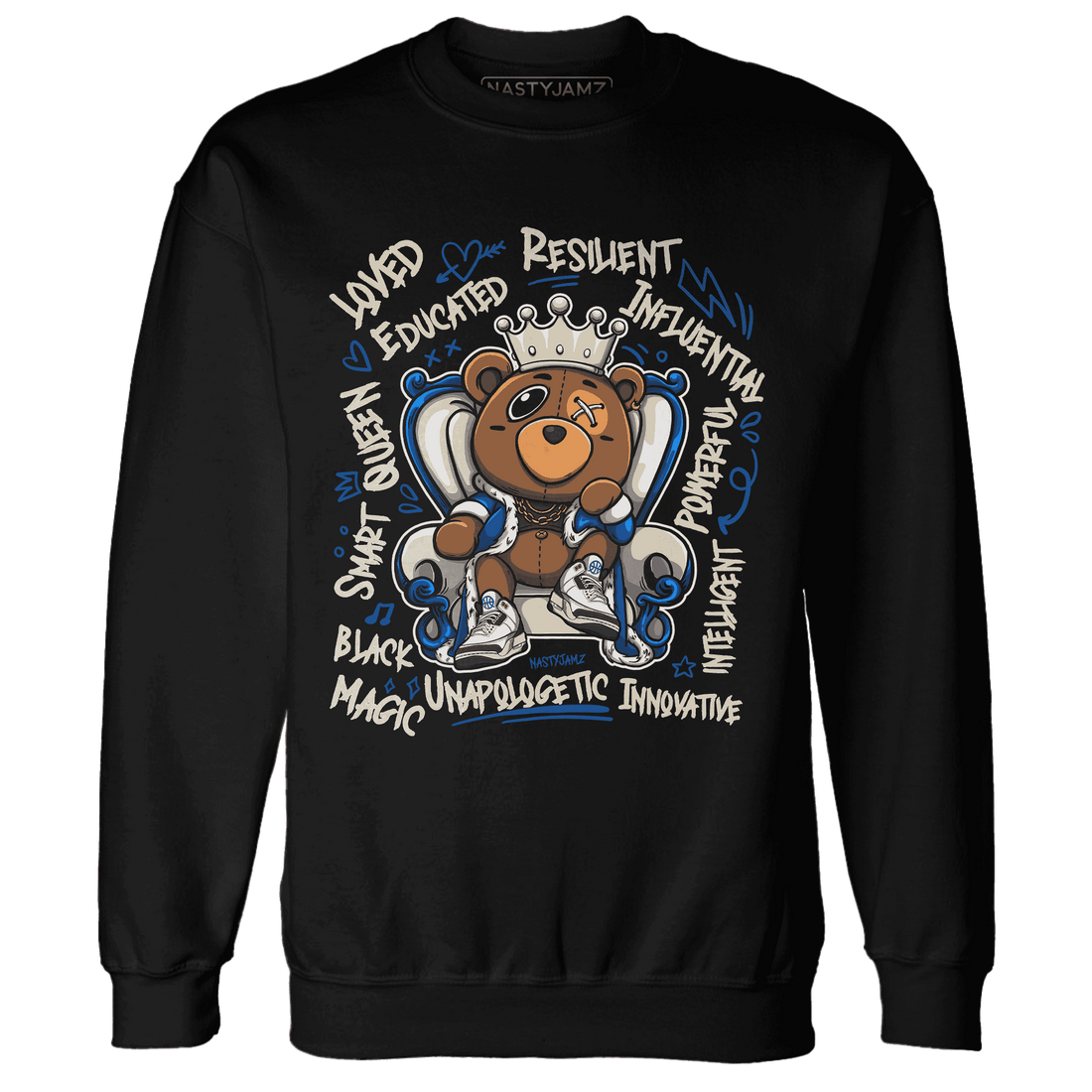 Quaiii 54 3s Sweatshirt Match BER Self Definition - NastyJamz