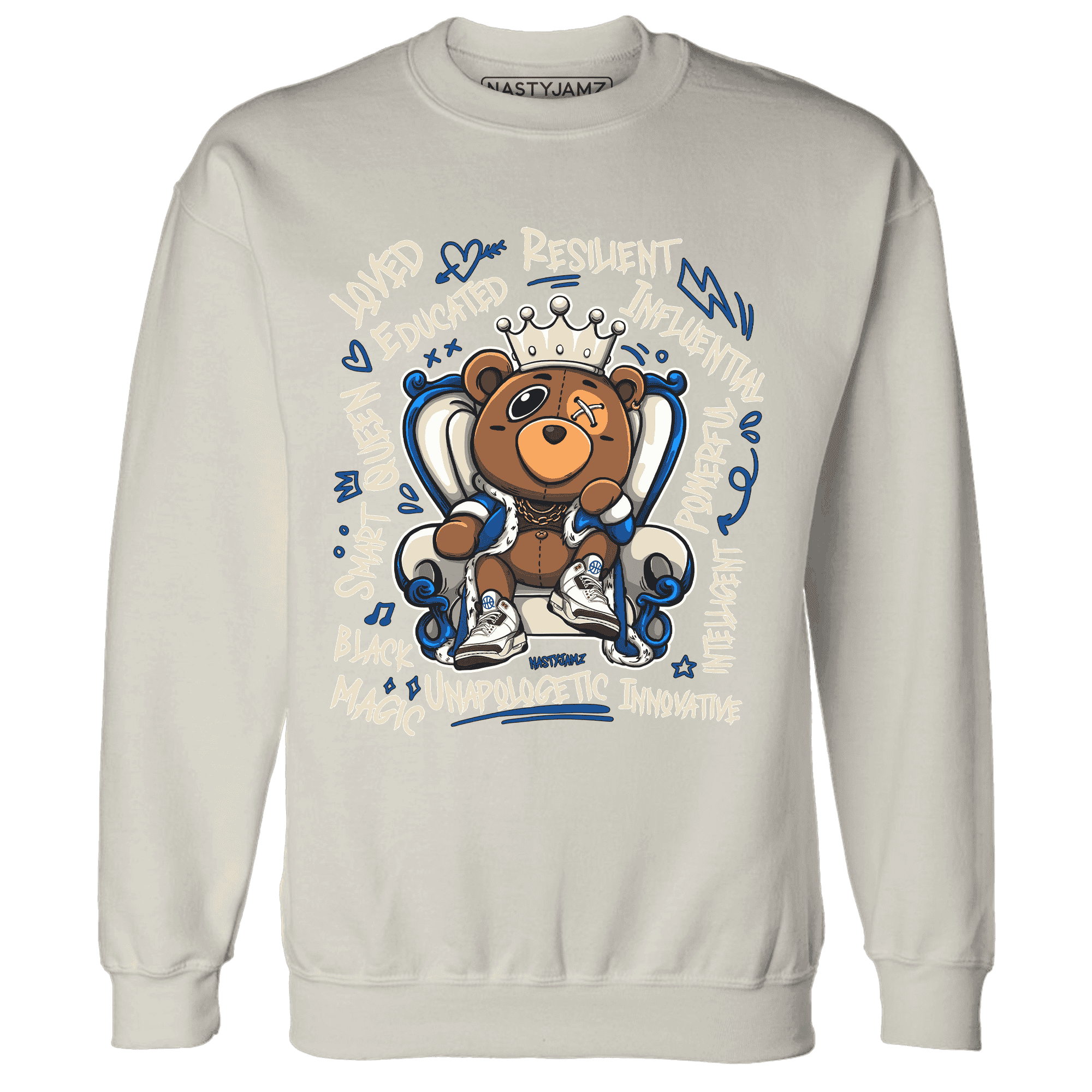 Quaiii 54 3s Sweatshirt Match BER Self Definition - NastyJamz