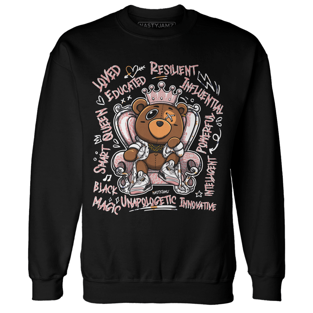 Red Stardust 3s Sweatshirt Match BER Self Definition - NastyJamz