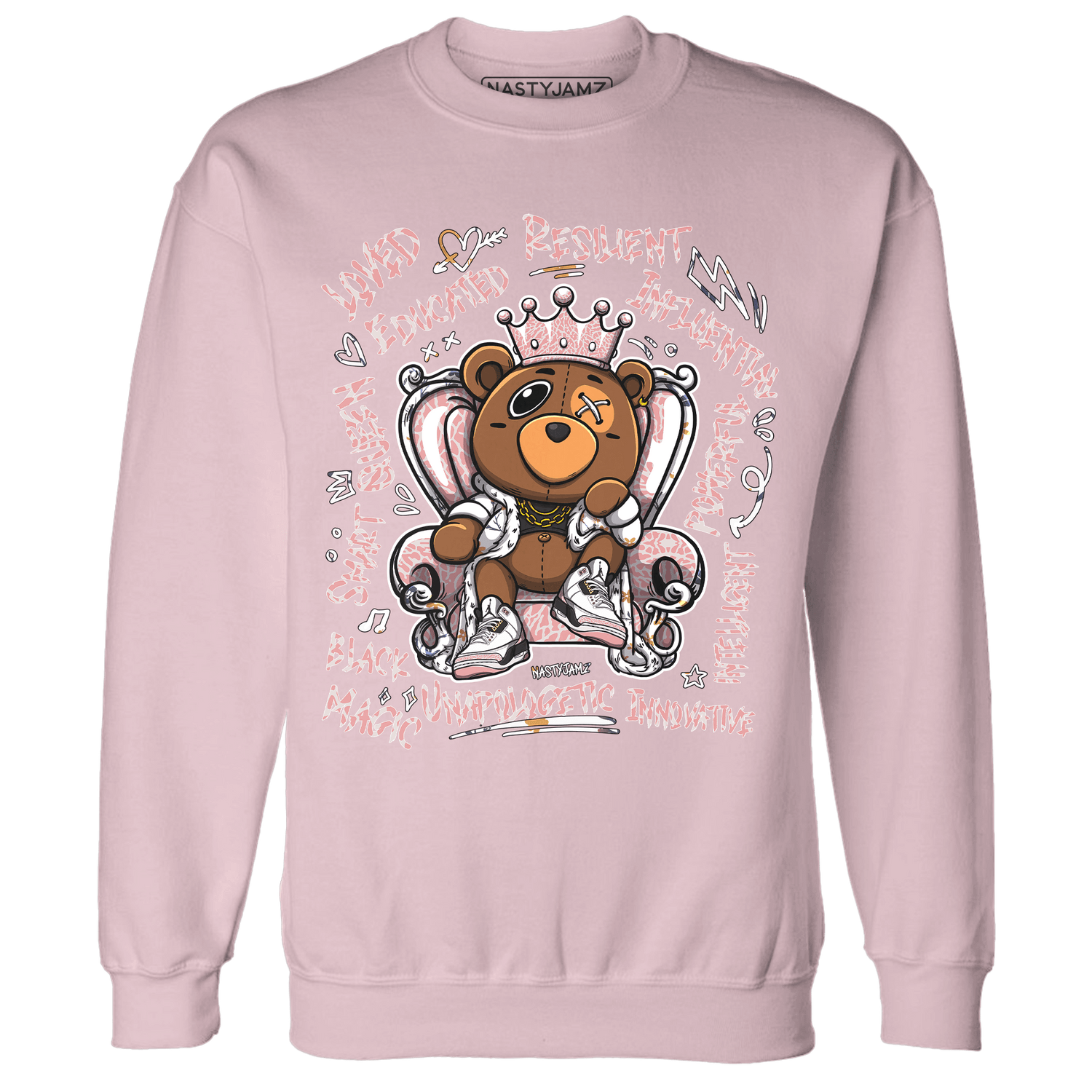 Red Stardust 3s Sweatshirt Match BER Self Definition - NastyJamz