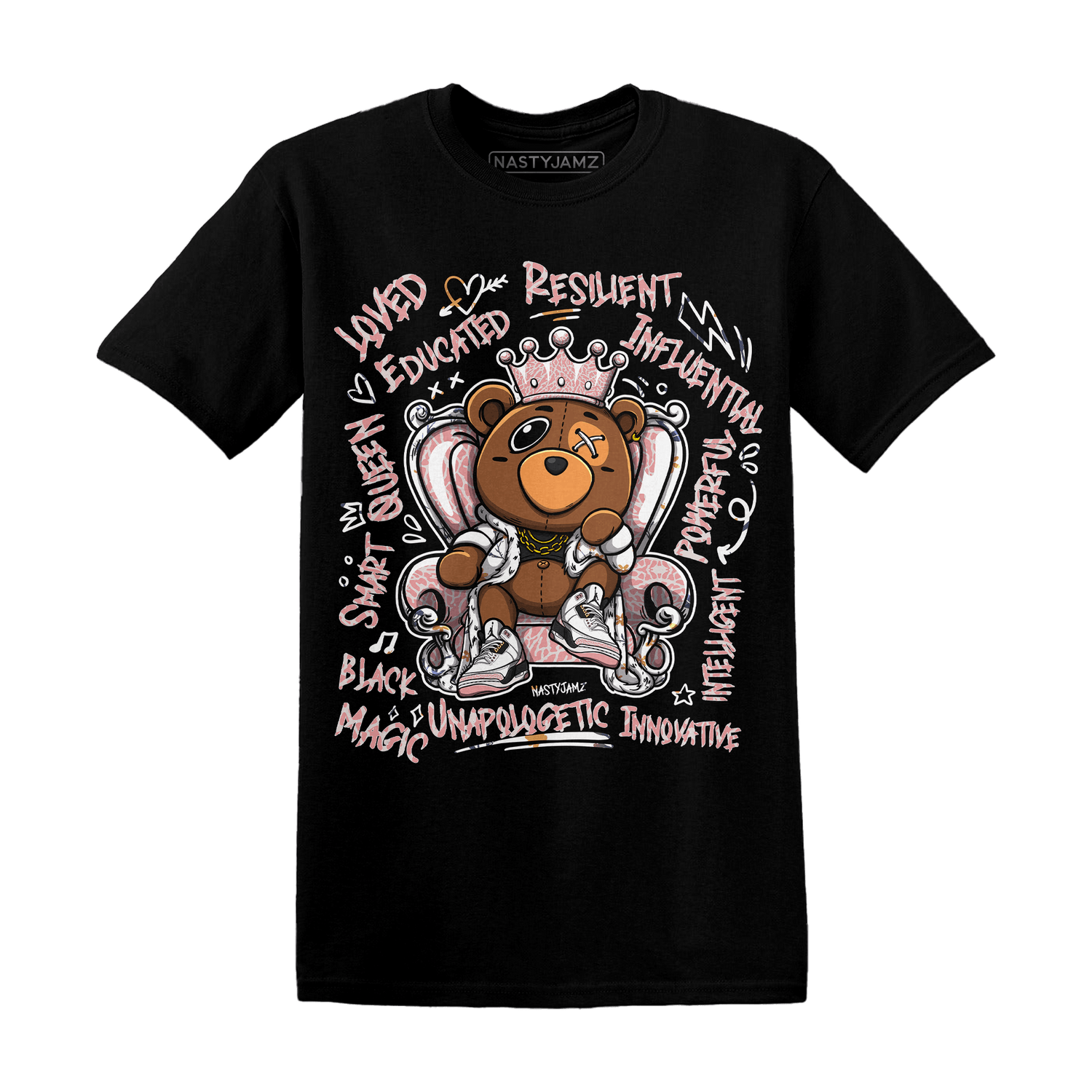 Red Stardust 3s T Shirt Match BER Self Definition - NastyJamz