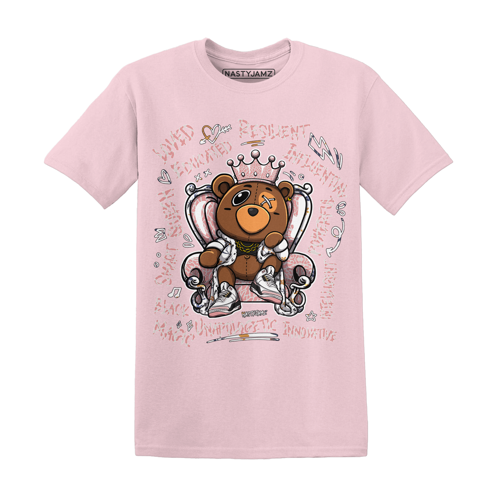 Red Stardust 3s T Shirt Match BER Self Definition - NastyJamz