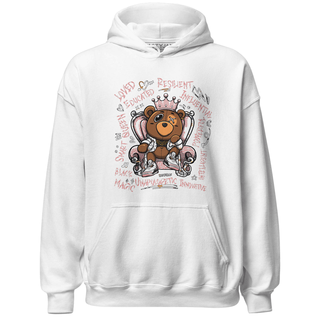 Red Stardust 3s Hoodie Match BER Self Definition - NastyJamz
