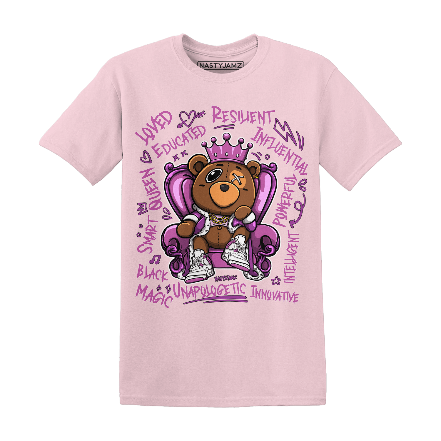 GS Hyper Violet 4s T Shirt Match BER Self Definition - NastyJamz