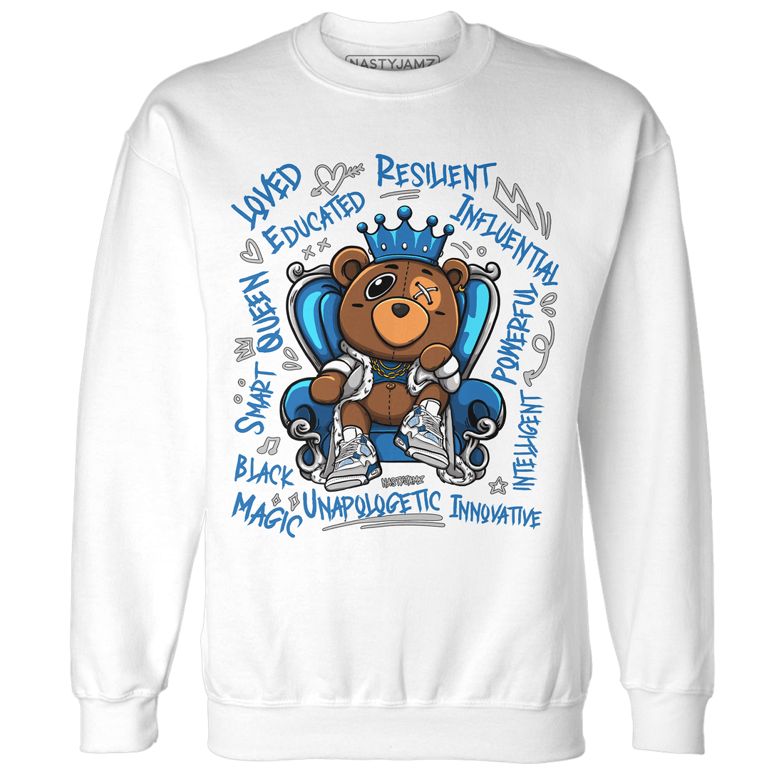 Industrial Blue 4s Sweatshirt Match BER Self Definition - NastyJamz