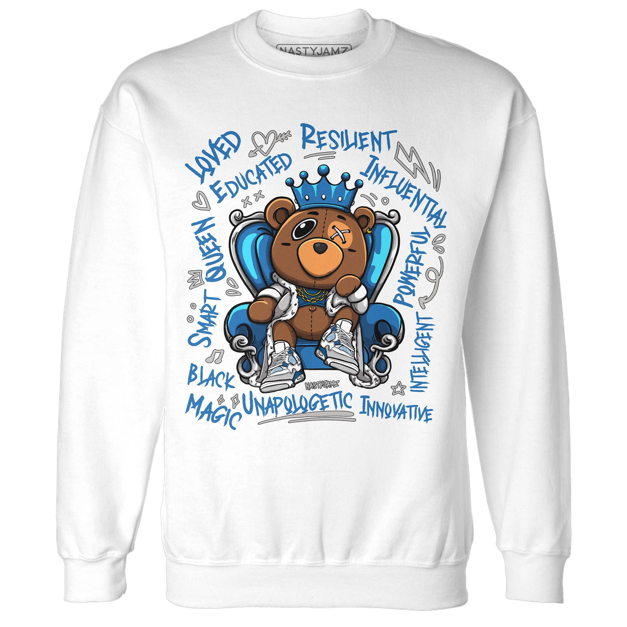 Industrial Blue 4s Sweatshirt Match BER Self Definition - NastyJamz