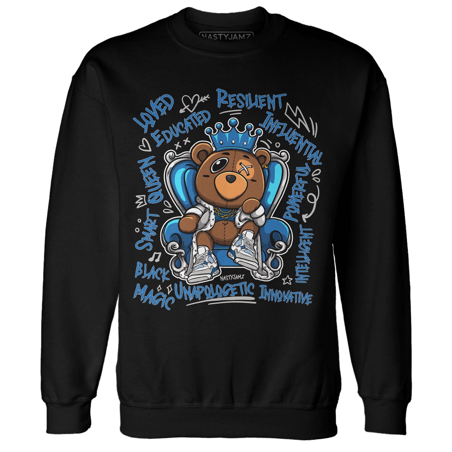 Industrial Blue 4s Sweatshirt Match BER Self Definition - NastyJamz