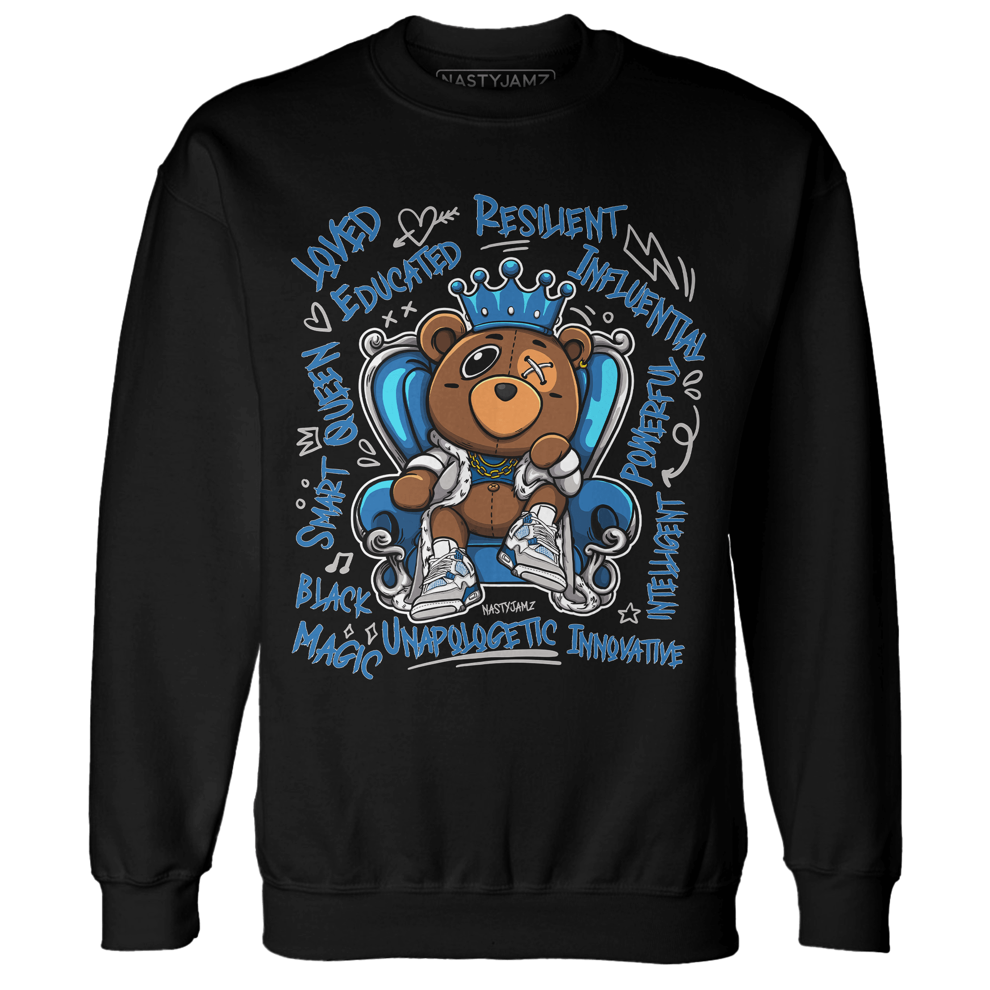 Industrial Blue 4s Sweatshirt Match BER Self Definition - NastyJamz