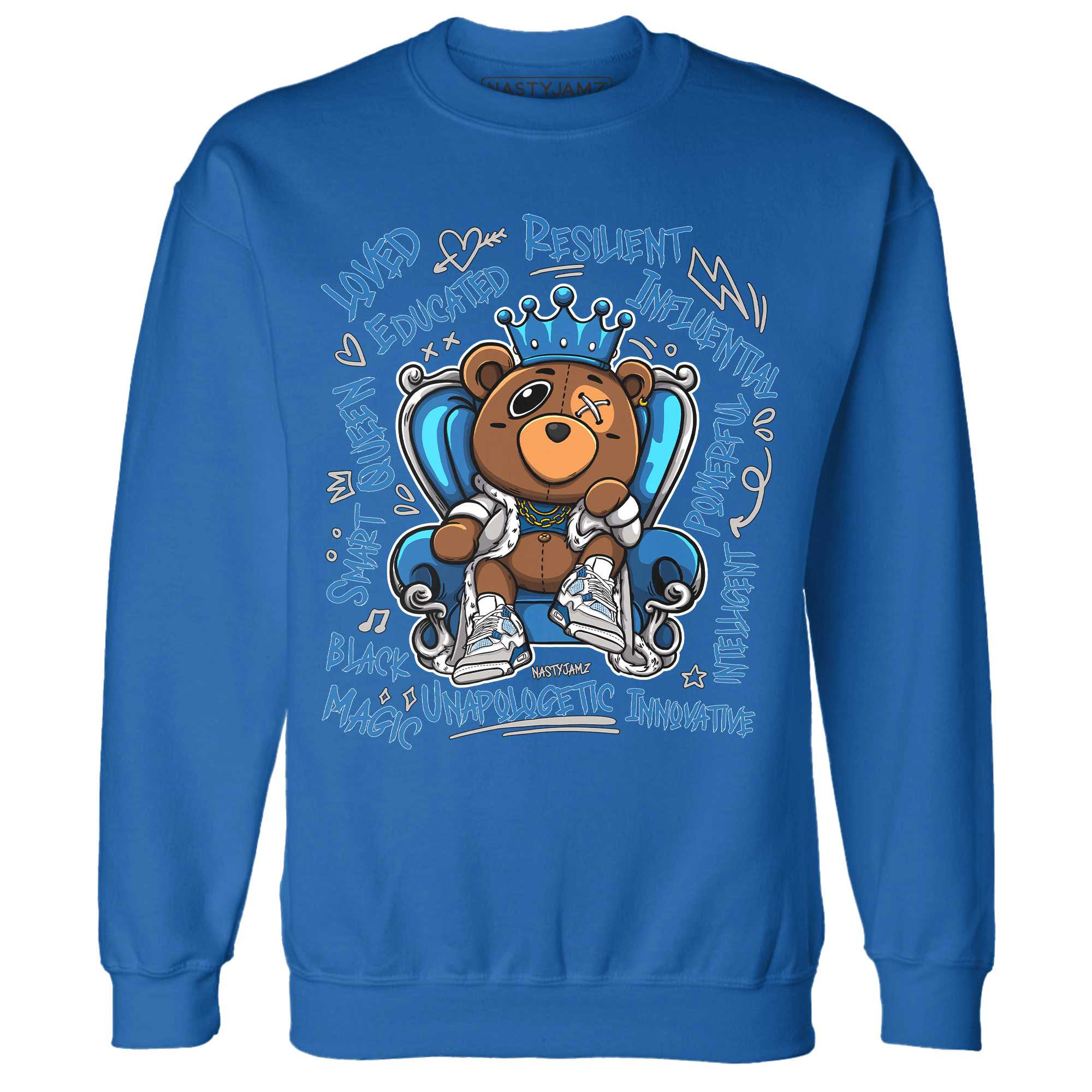 Industrial Blue 4s Sweatshirt Match BER Self Definition - NastyJamz