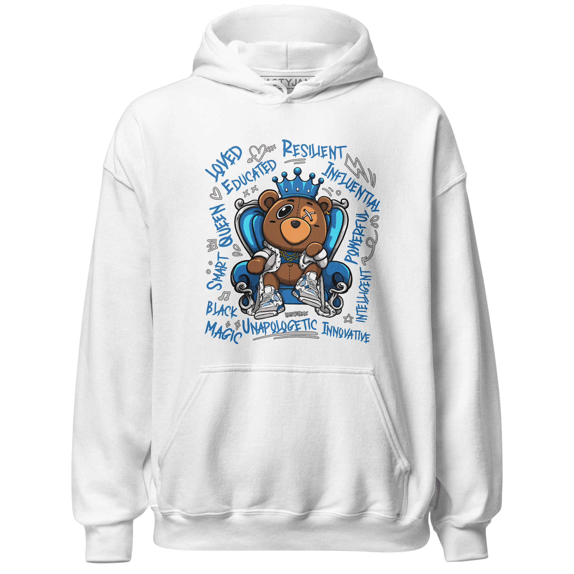 Industrial Blue 4s Hoodie Match BER Self Definition - NastyJamz