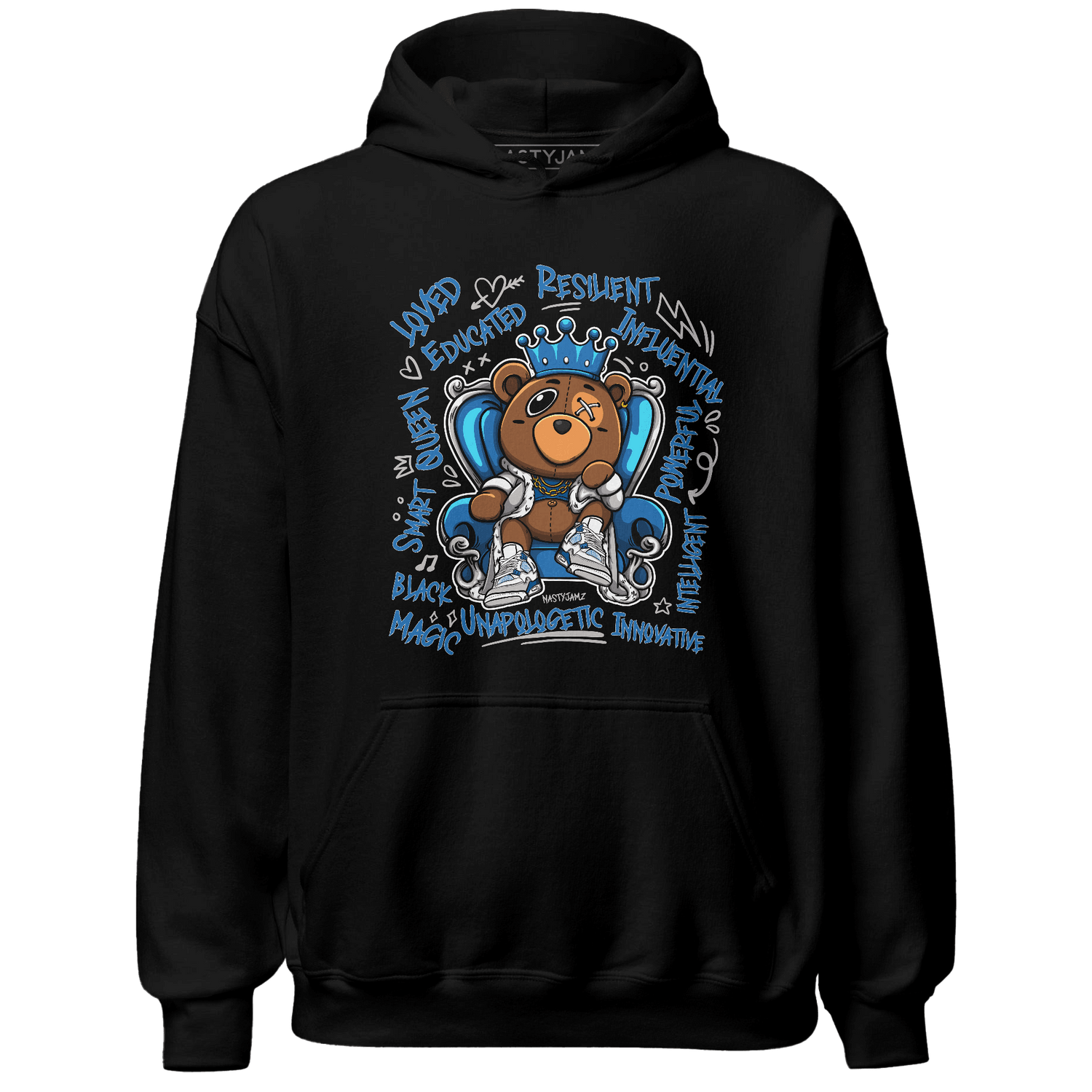 Industrial Blue 4s Hoodie Match BER Self Definition - NastyJamz