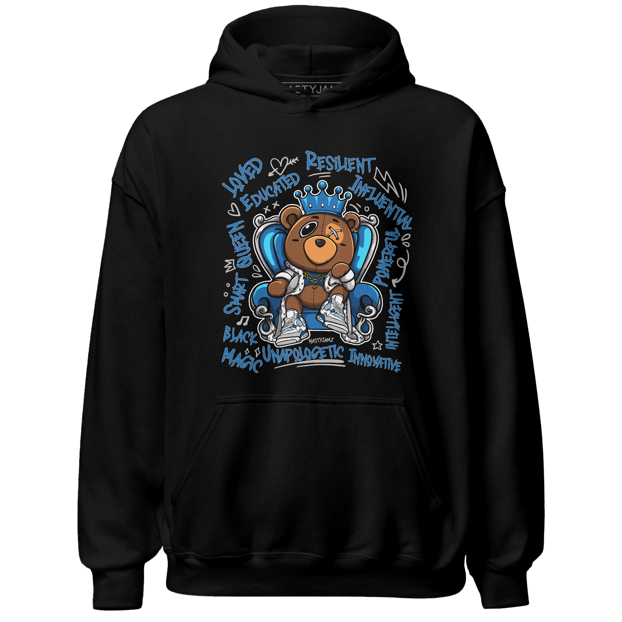 Industrial Blue 4s Hoodie Match BER Self Definition - NastyJamz