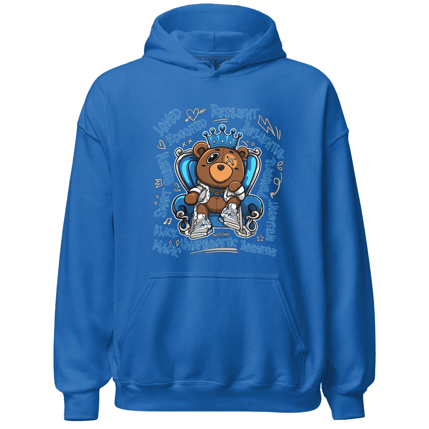 Industrial Blue 4s Hoodie Match BER Self Definition - NastyJamz