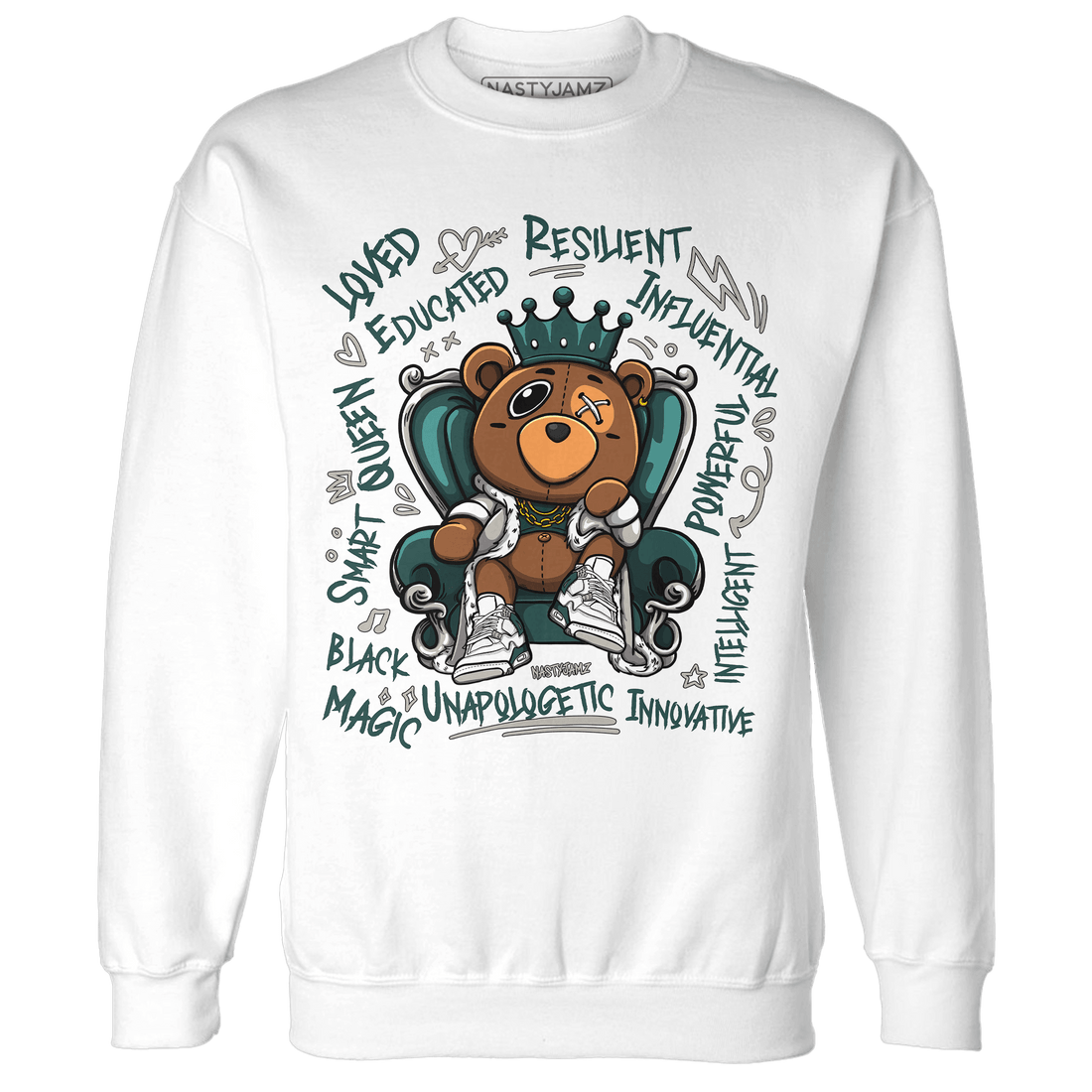 Oxidized Green 4s Sweatshirt Match BER Self Definition - NastyJamz