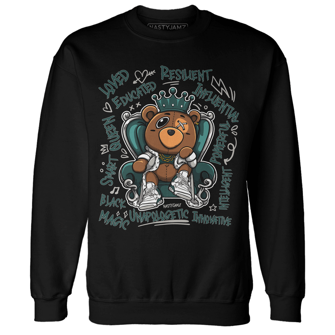 Oxidized Green 4s Sweatshirt Match BER Self Definition - NastyJamz