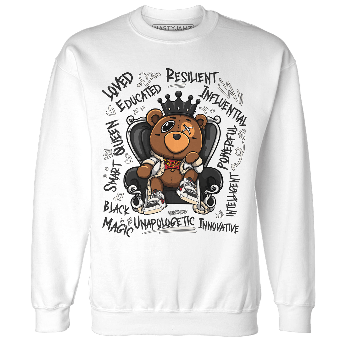 Jumman Jack Universityy Red Sweatshirt Match BER Self Definition - NastyJamz