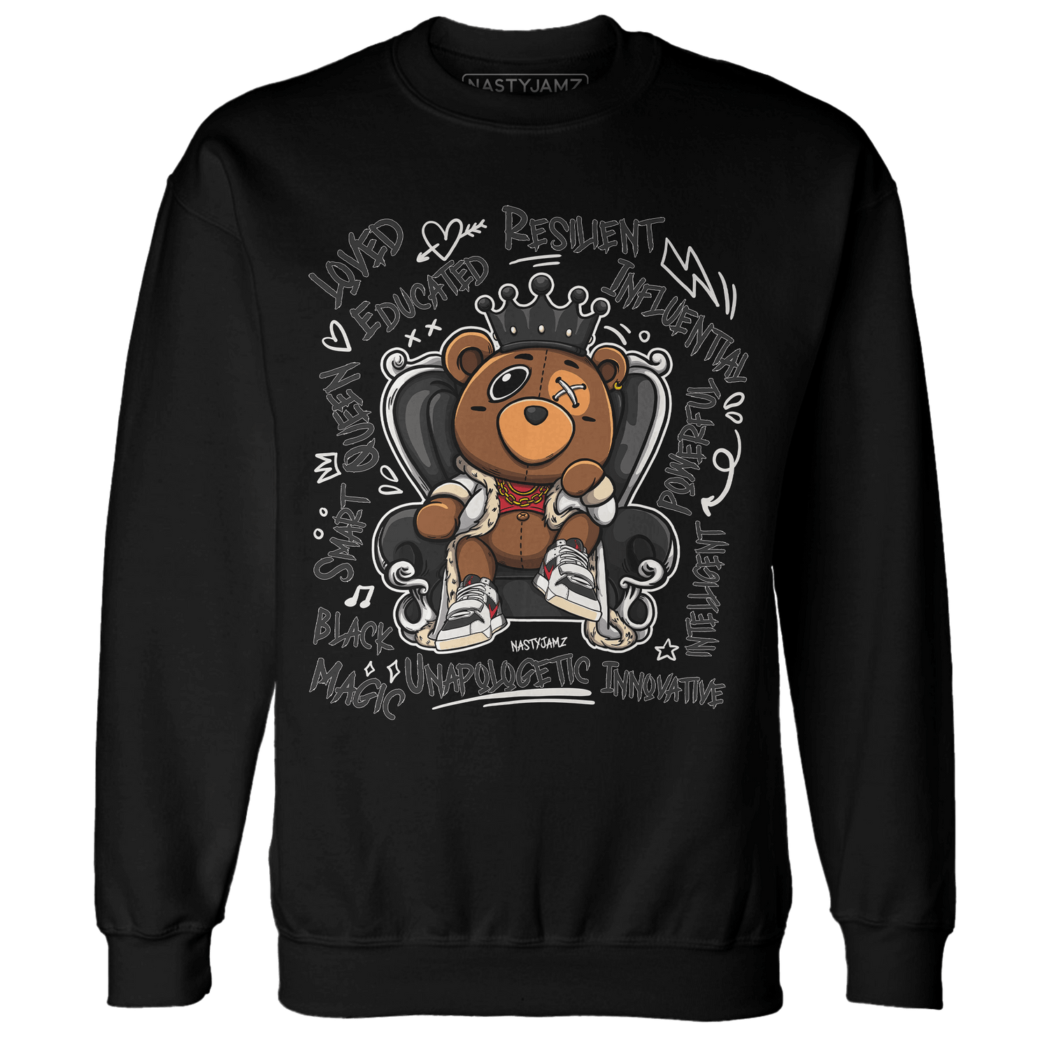 Jumman Jack Universityy Red Sweatshirt Match BER Self Definition - NastyJamz