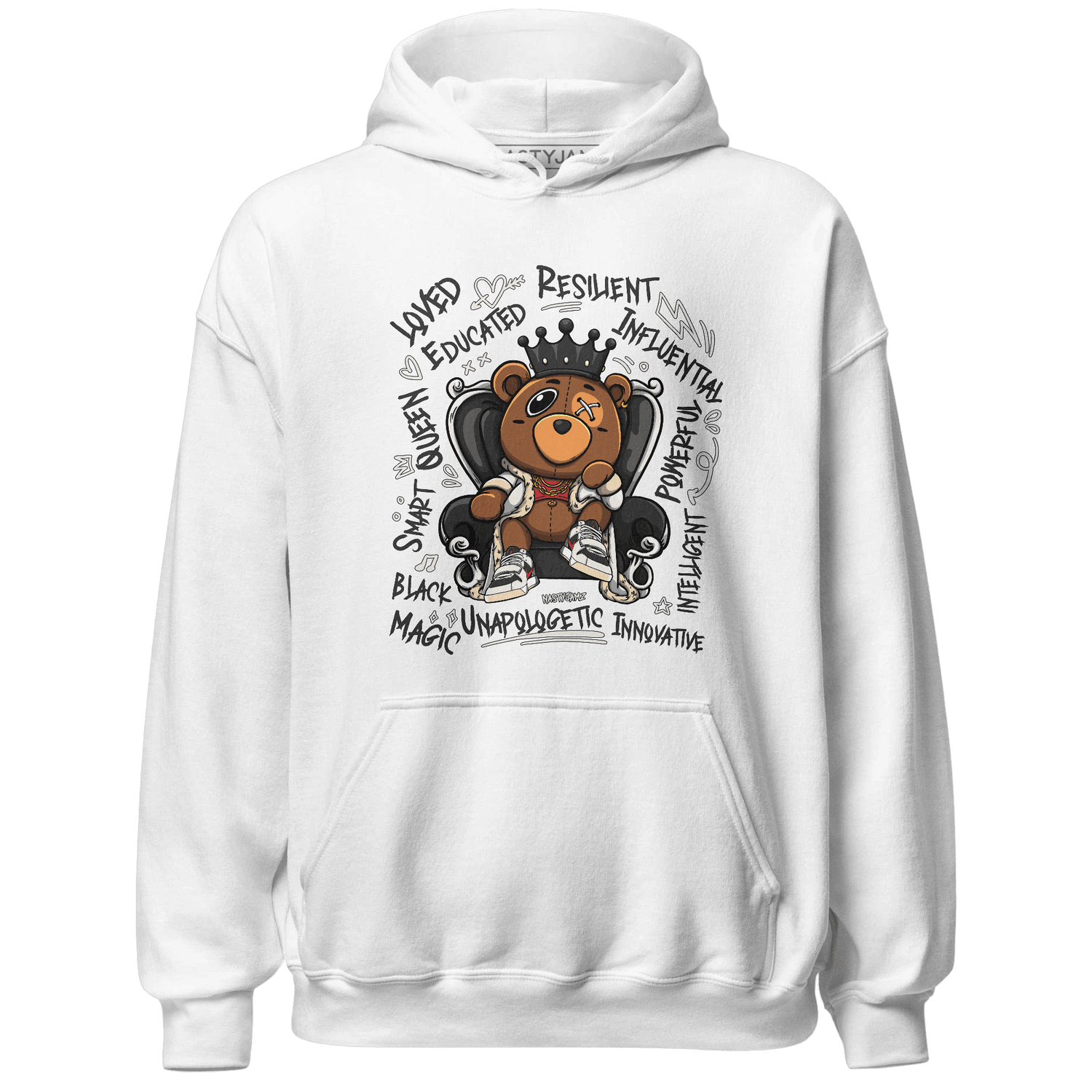 Jumman Jack Universityy Red Hoodie Match BER Self Definition - NastyJamz