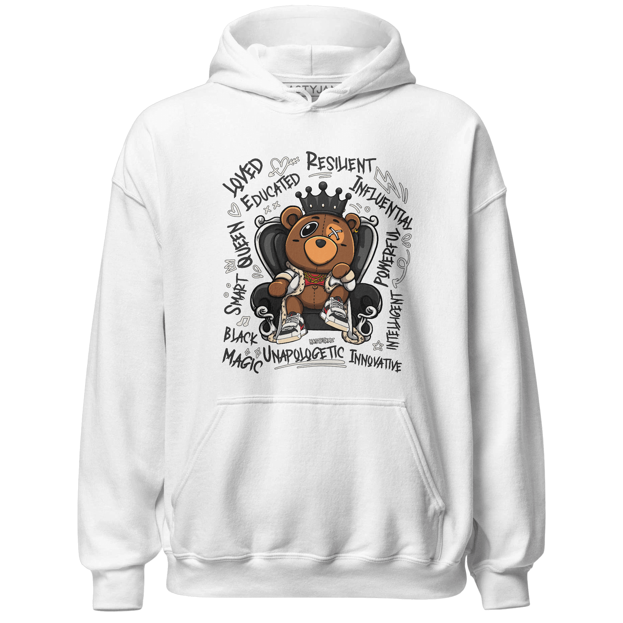 Jumman Jack Universityy Red Hoodie Match BER Self Definition - NastyJamz