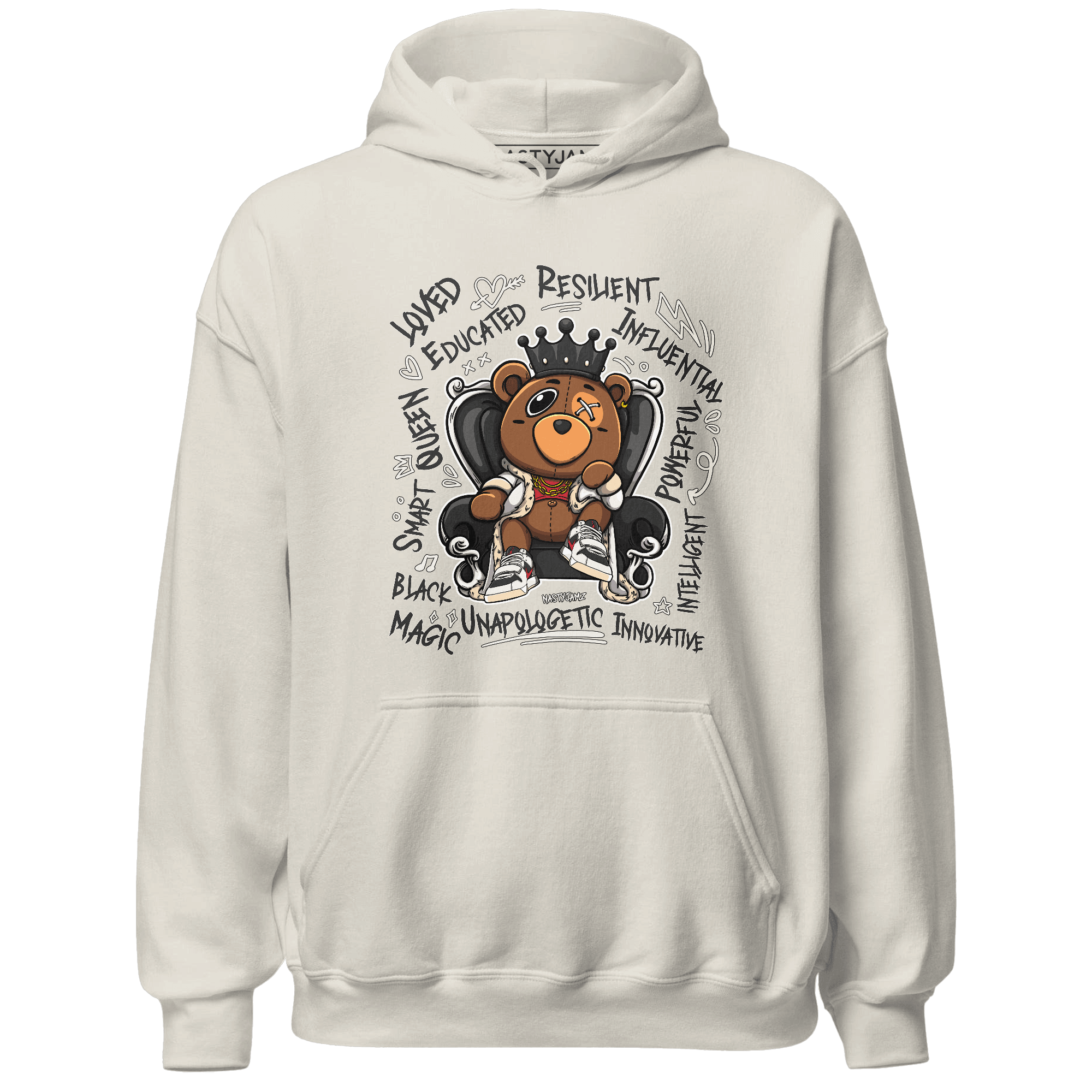 Jumman Jack Universityy Red Hoodie Match BER Self Definition - NastyJamz