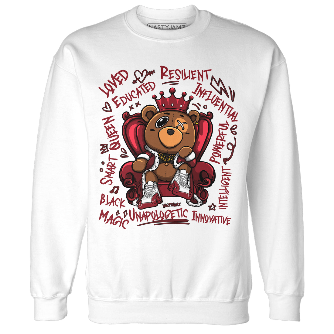 Cherry 12s Sweatshirt Match BER Self Definition - NastyJamz