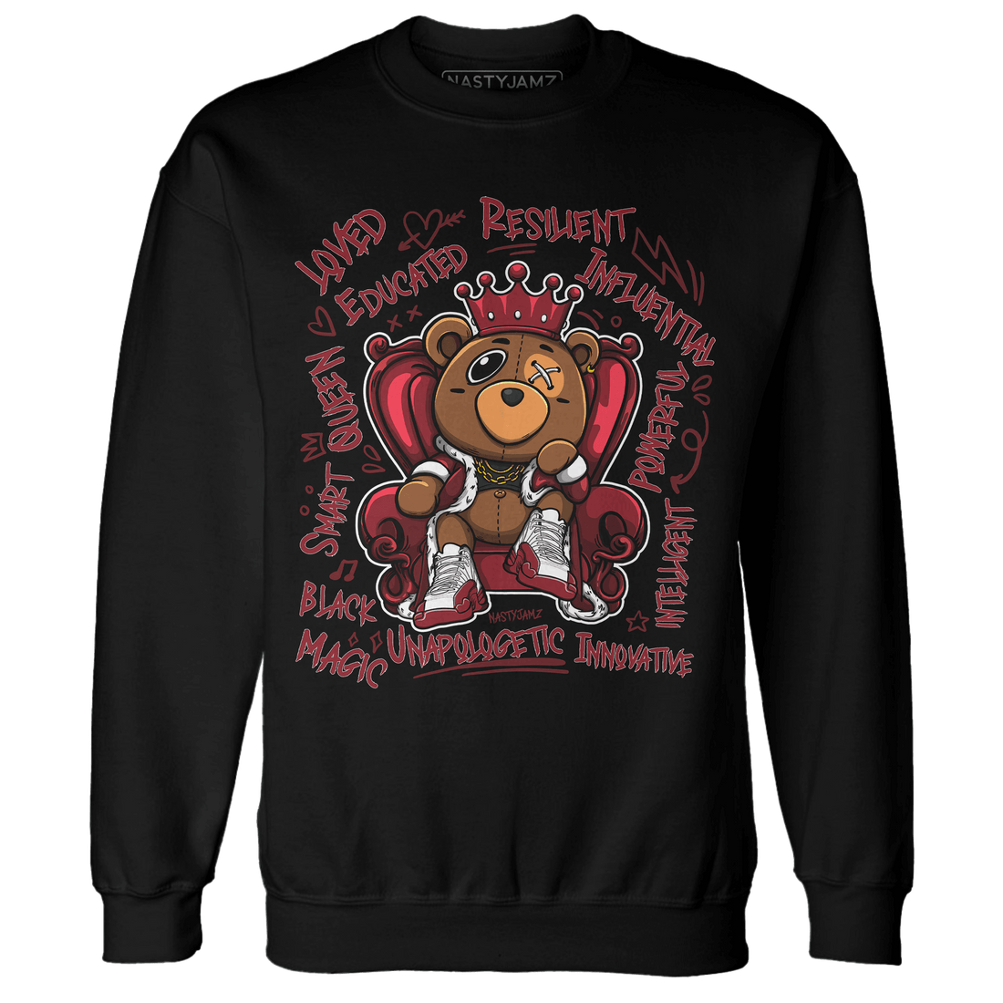 Cherry 12s Sweatshirt Match BER Self Definition - NastyJamz